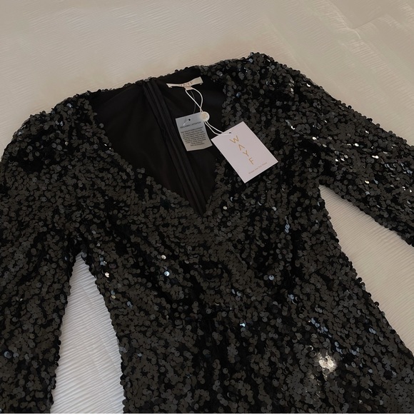 Brand New - Wayf Carrie Sequined Mini Dress 🖤✨ - Picture 11 of 16